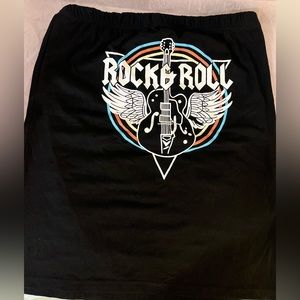 Rock & roll black top for women size XL